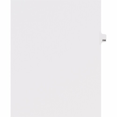 Avery Side Tab Individual Legal Dividers - 25 x Divider(s) - Side Tab(s) - 258 - 1 Tab(s)/Set - 8.5