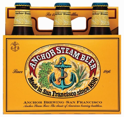 Anchor Brewing Co. Anchor Steam Beer, 6 bottles / 12 fl oz - QFC