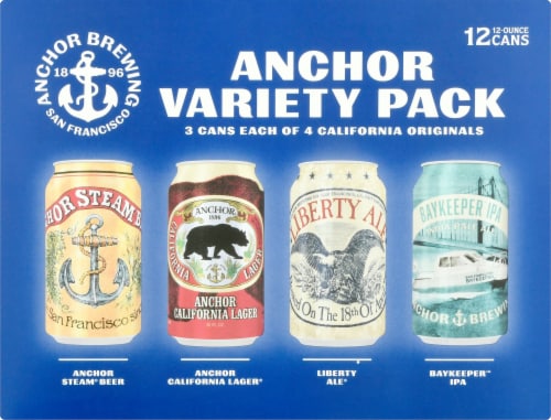 Anchor Brewing Co. Beer Variety Pack Perspective: front