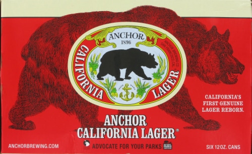 Anchor California lager Perspective: front