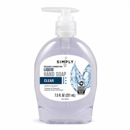 Simply® U Paraben Free Clear Liquid Hand Soap Perspective: front