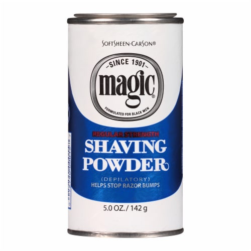 Softsheen-Carson Magic Shave Razorless Shaving Powder Regular Strength Perspective: front