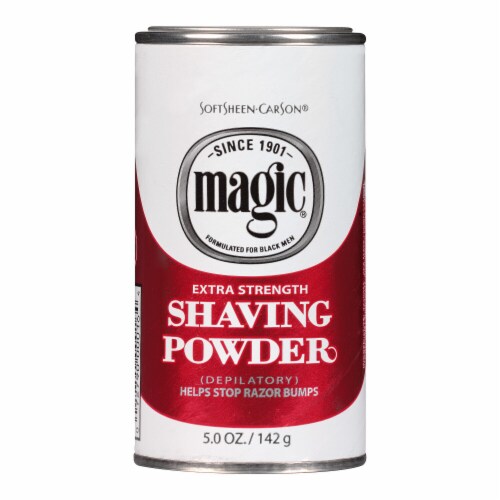 Softsheen-Carson Magic Shave Razorless Shaving Powder Extra Strength Perspective: front