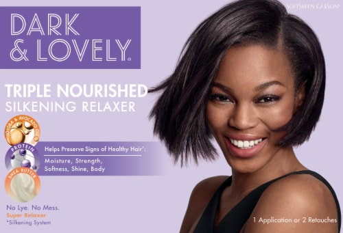 SoftSheen Carson Dark & Lovely Healthy Gloss Shea Moisture Relaxer Perspective: front