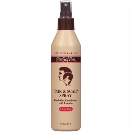 SoftSheen Carson Sta-Sof-Fro Extra Dry Hair and Scalp Spray Perspective: front