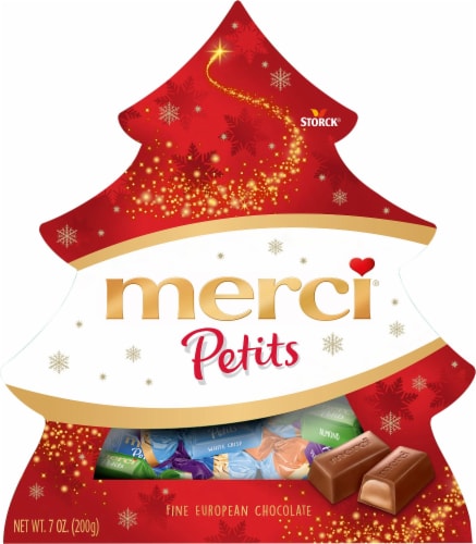 Merci Holiday Petits European Chocolate Perspective: front