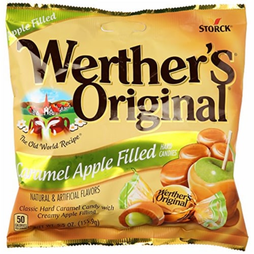 Werther's Original Caramel Apple Filled Caramels Perspective: front