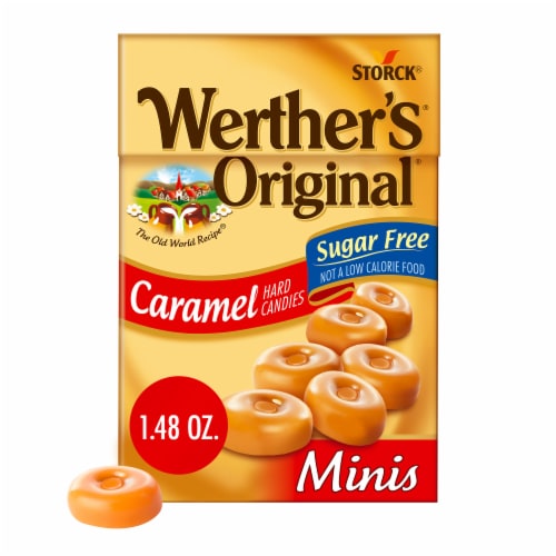 Werther's Original® Sugarfree Minis Hard Candy Perspective: front