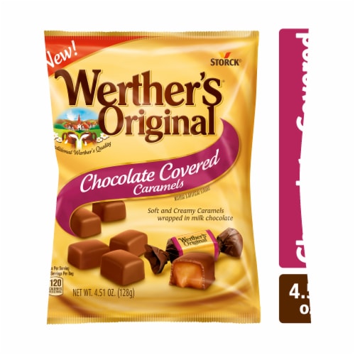 Werther’s® Original Chocolate Covered Caramels Perspective: front