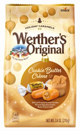 Werther's Original® Cookie Butter Creme Holiday Caramels Perspective: front