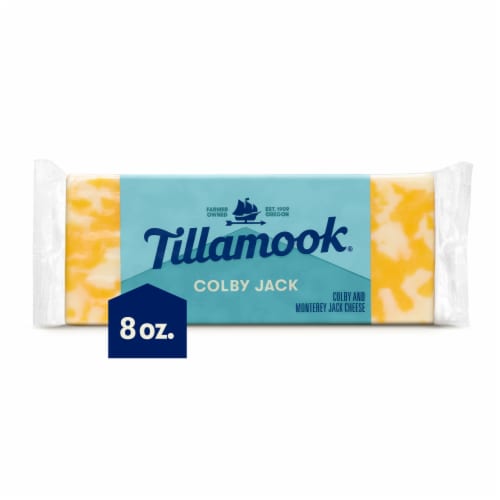 Tillamook Colby Jack Cheese 8 oz Perspective: front