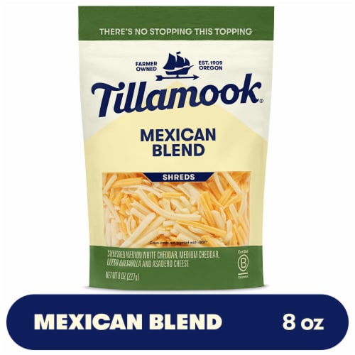 Tillamook Mexican Blend Shredded Cheese Perspective: front
