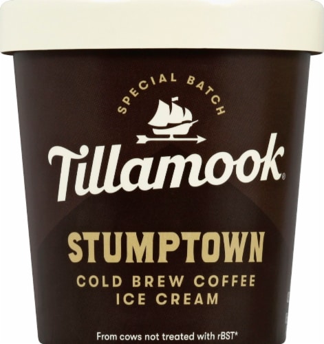 Tillamook® Special Batch Stumptown Cold Brew Coffee Extra Creamy Ice Cream Perspective: front