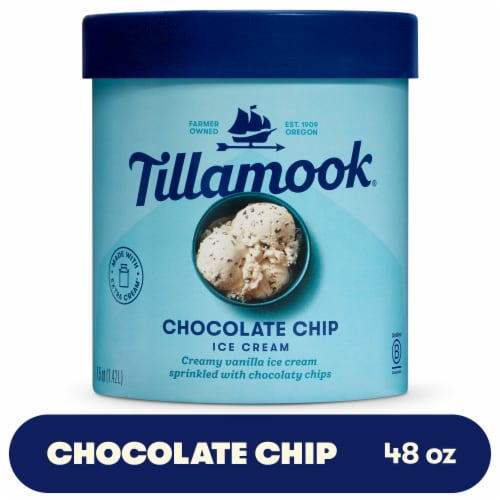 Tillamook Chocolate Chip Ice Cream, 48 fl oz Ralphs