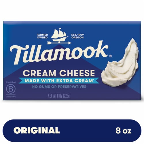 Tillamook Brick Cream Cheese Perspective: front