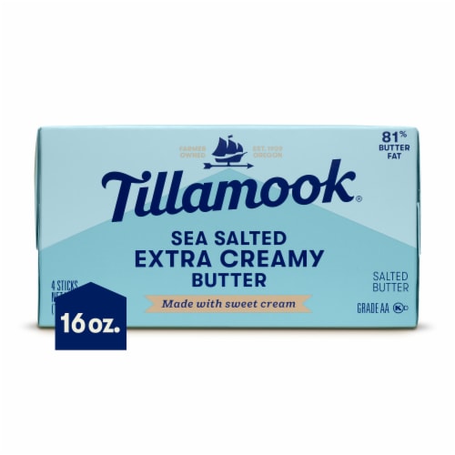 Tillamook Extra Creamy Unsalted Butter Sticks, 1 lb - Mariano's