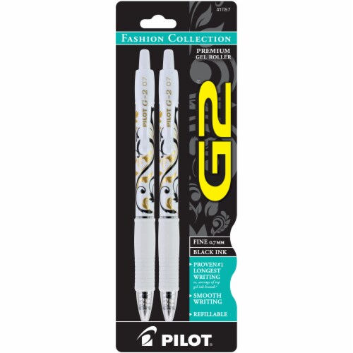 Pilot G2 0.7mm Fine Point Gel Pen - Black Perspective: front