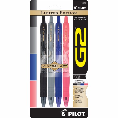 Pilot G2® Mineral Art Fine Point Pens, 4 ct - Fred Meyer