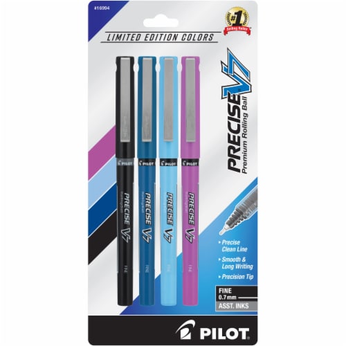 Pilot® Precise Premium Rolling Ball V7 Assorted Limited Edition Colors Perspective: front