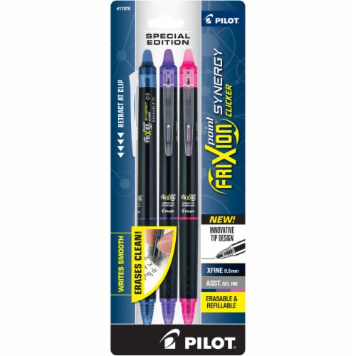Pilot® FriXion Point® Synergy Clicker Pens - Assorted Colors Perspective: front