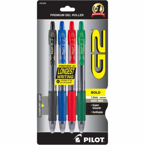 Pilot G2 Premium Gel Roller Pens Perspective: front