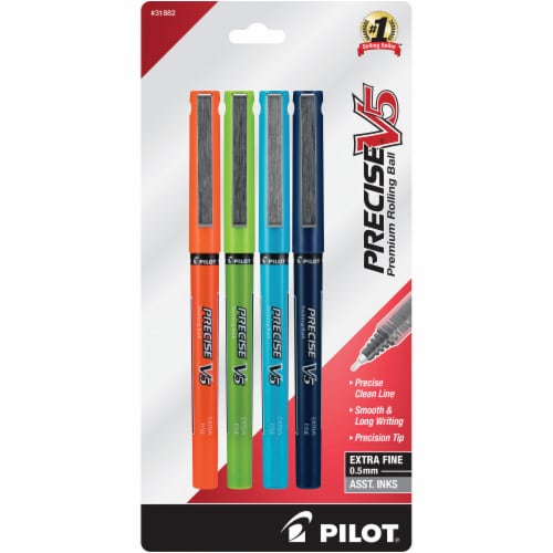 Pilot Precise V5 Extra Fine Point Pens - Assorted Perspective: front