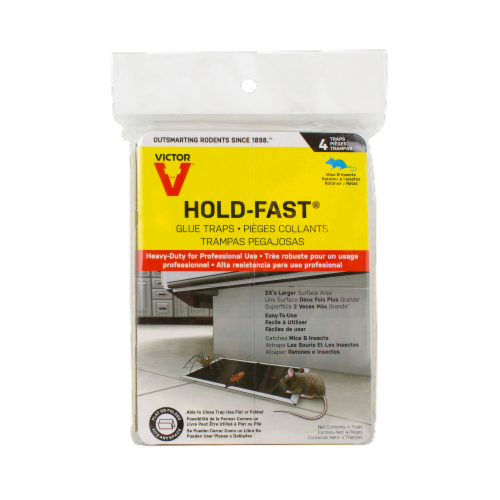 Victor® Hold-Fast Glue Traps Perspective: front