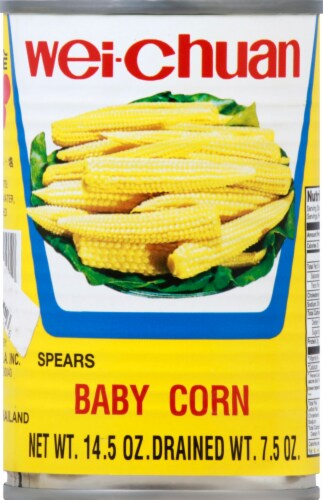Wei-chuan Whole Kernel Golden Baby Corn Perspective: front