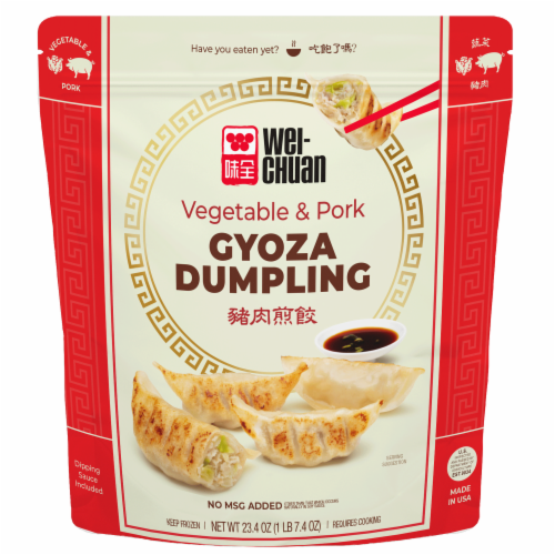 Wei-Chuan Vegetable & Pork Dumplings Perspective: front