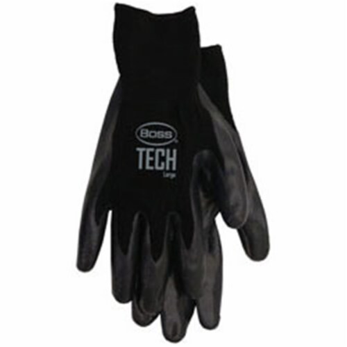 Boss-Cat Gloves 7820L Boss Tech Nitrile Palm Glove Lg Perspective: front