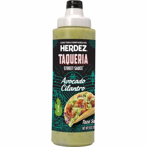 Herdez® Taqueria Avocado Cilantro Street Sauce Perspective: front