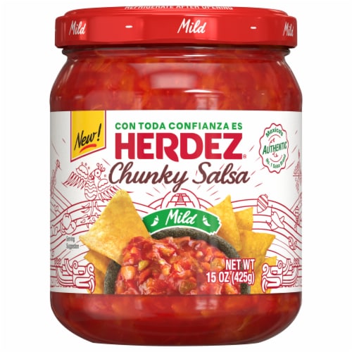 Herdez® Mild Chunky Salsa Perspective: front