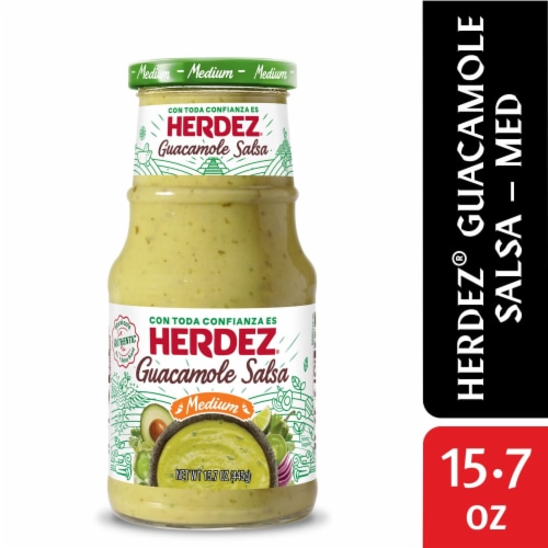 Herdez® Medium Guacamole Salsa Perspective: front
