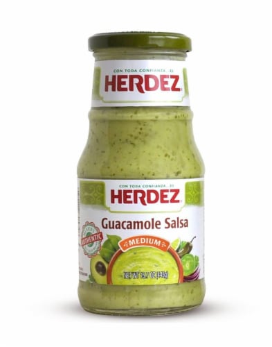 Herdez® Medium Guacamole Salsa Perspective: front