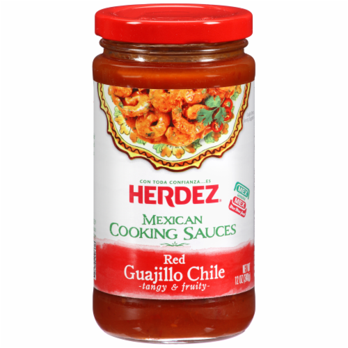 Herdez Red Guajillo Chile Cooking Sauce Perspective: front