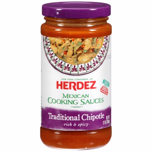 Herdez Traditional Chipotle Cooking Sauce Perspective: front
