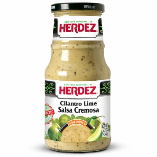 Herdez® Medium Cilantro Lime Salsa Cremosa Perspective: front