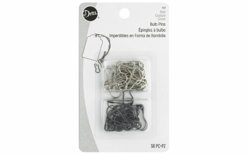 Dritz Safety Pins - Nickel, Assorted Sizes, Pkg of 10