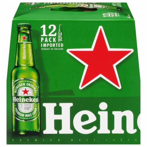 Heineken® Premium Malt Lager Beer, 12 bottles / 12 fl oz - Fry's Food Stores