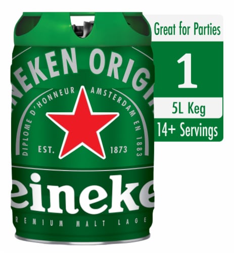 Heineken Draught Keg Perspective: front