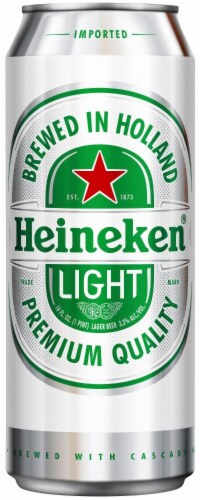 Heineken Premium Light Lager Beer Perspective: front