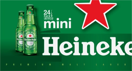 Heineken Original Mini Beer Bottles Perspective: front