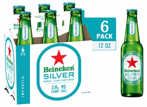 Heineken Silver Lager Beer Perspective: front