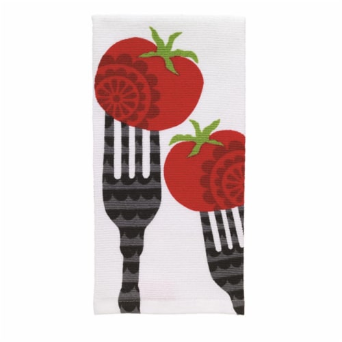 T-Fal 6517320 Multicolor Cotton Kitchen Towel - Pack of 6 Perspective: front