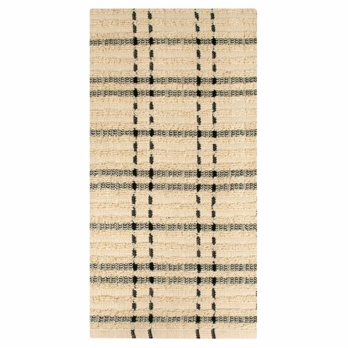 RITZ® 13099 Royale Check Kitchen Towel Black Perspective: front