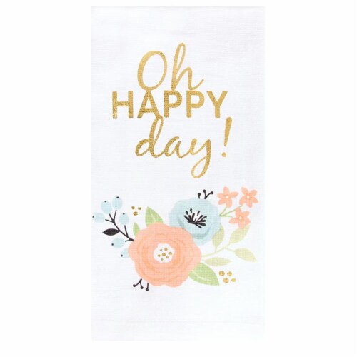 RITZ® 14788 Foil Printed Dual KT 16 x 26 Oh Happy Day ctn Perspective: front