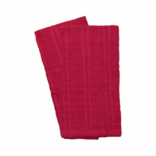 RITZ Coordinates Kitchen Towels - 2 Pack - Paprika Perspective: front