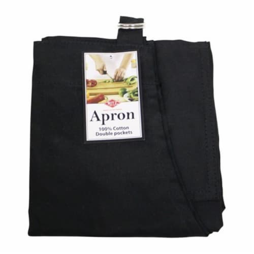 Ritz® Kitchen Basics Cooks Apron - Black Perspective: front