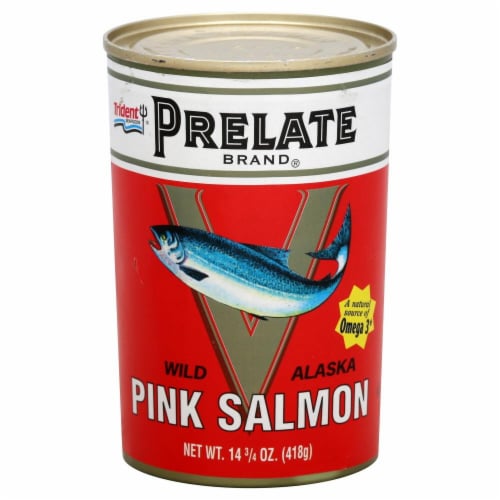Trident Seafoods Prelate Wild Alaska Pink Salmon Perspective: front