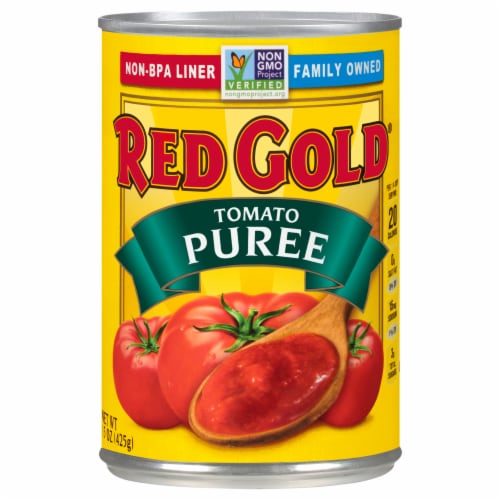 Red Gold Tomato Puree Perspective: front